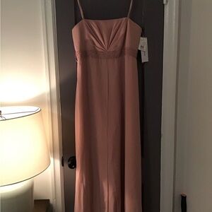 Elegant Pink Evening Gown